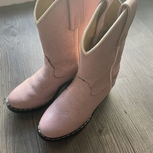 Masterson Pink Kids Cowgirl Boots